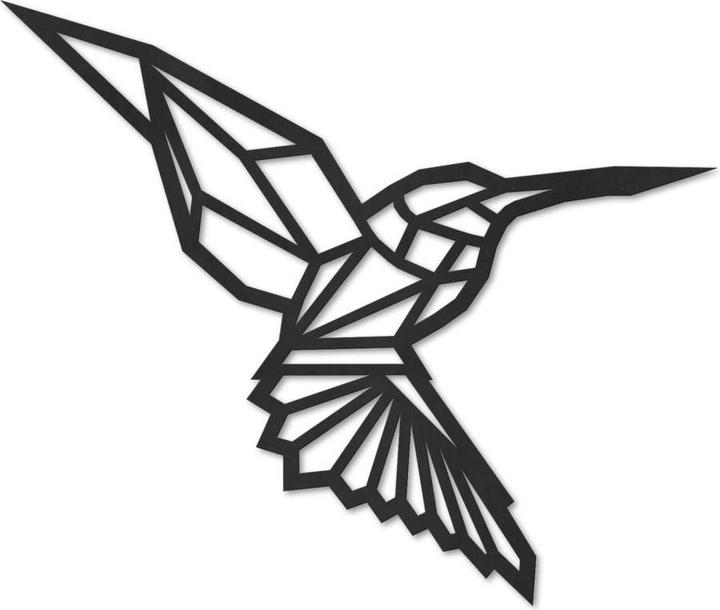 Image du produit Trenddeko Origami colibri (50 x 42 cm)