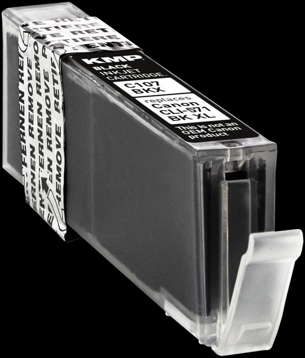 Immagine prodotto KMP C107BKX Cartuccia d'inchiostro bw comp. con Canon CLI-571 XL BK (FC)