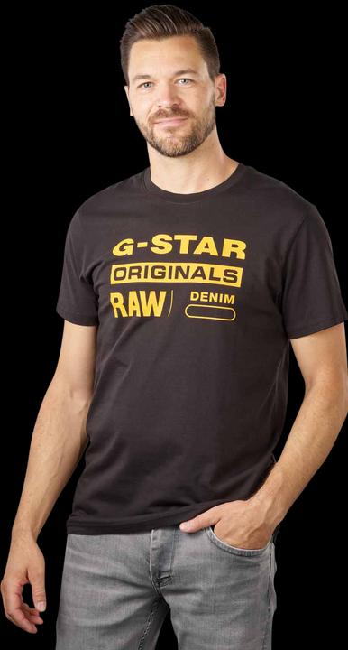 G-Star Printed Graphic Eight T-Shirt Regular Fit Black