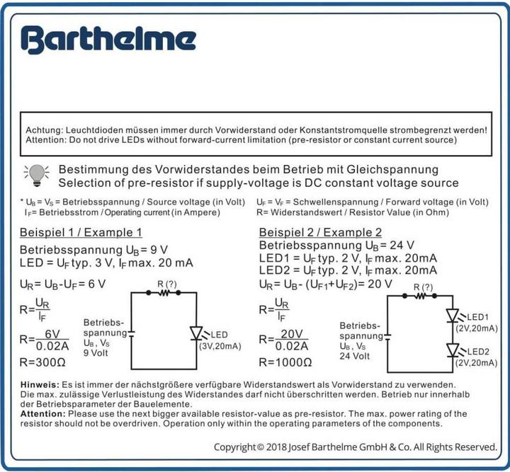 Produktbild Barthelme Standard LED-Sortiment