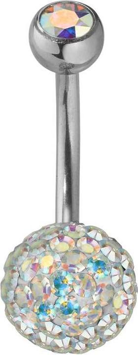 Bijouteria Bauchpiercing (Edelstahl, Kristall)