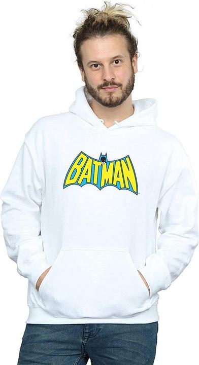 Immagine prodotto Batman Maglietta in cotone con logo retrò da uomo (S)