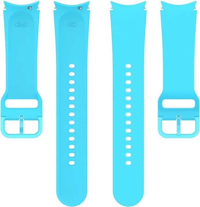 Produktbild König Design Silikon Armband 20mm Uhrenarmband für Samsung Galaxy Watch 4 5 Classic Pro Loop (20 mm, Silikon)