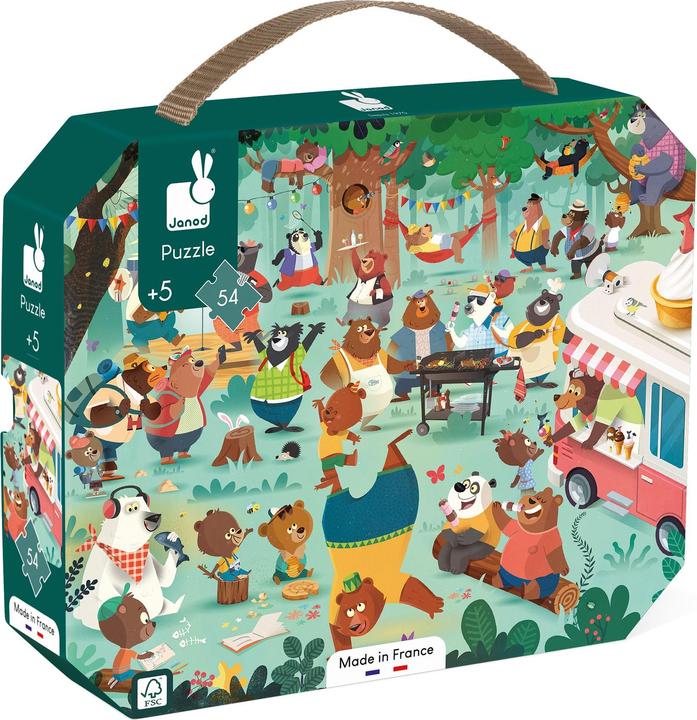 Janod Puzzle bear family (54 pieces)