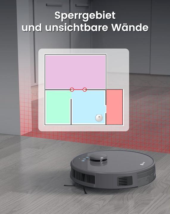 Actual product image Saug-Wischroboter mit 4000Pa und Mapping-Funktion (Vacuum mopping robot)