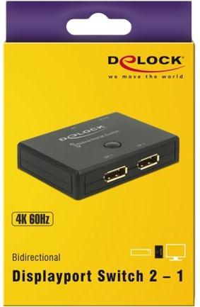 Actual product image Delock 2 Port DP Switch&Distributor