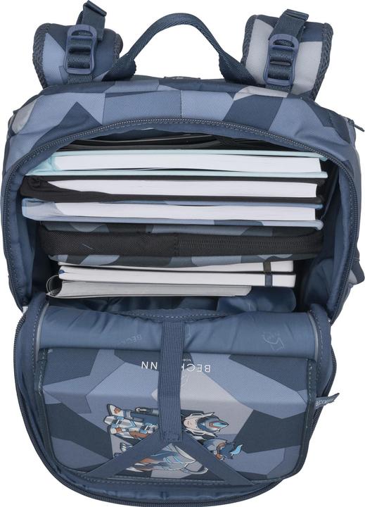 Immagine prodotto Beckmann Zaino scolastico Active Air FLX con tasca frontale double-face (25 l)