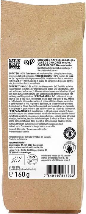 Produktbild NaturKraftWerke Chicorée Kaffee Bio (160g) (Rohkaffee, 160 g)