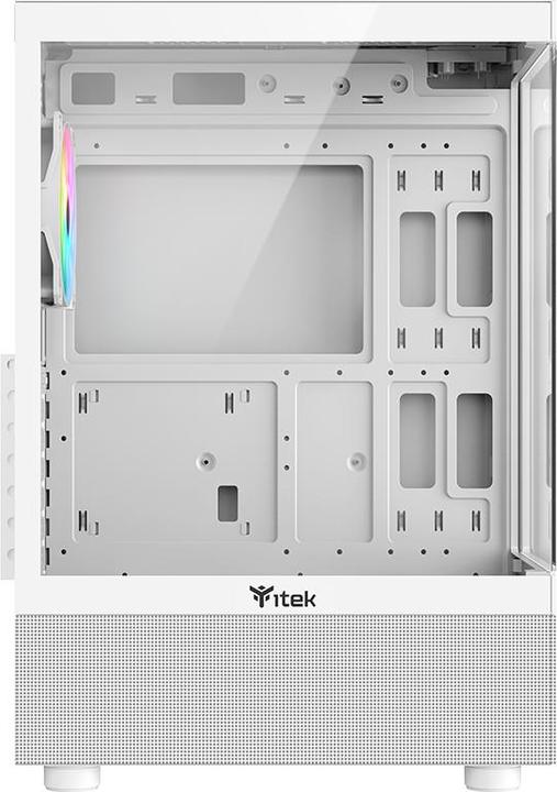 Actual product image Itek Boitier Moyen Tour ATX Showbui 33 RGB avec panneaux vitrés (Blanc) (ATX, mATX, Mini-ITX)