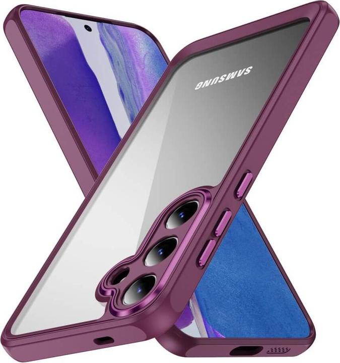Actual product image Cover-Discount Cover with camera protection wine red (Samsung Galaxy S24+)