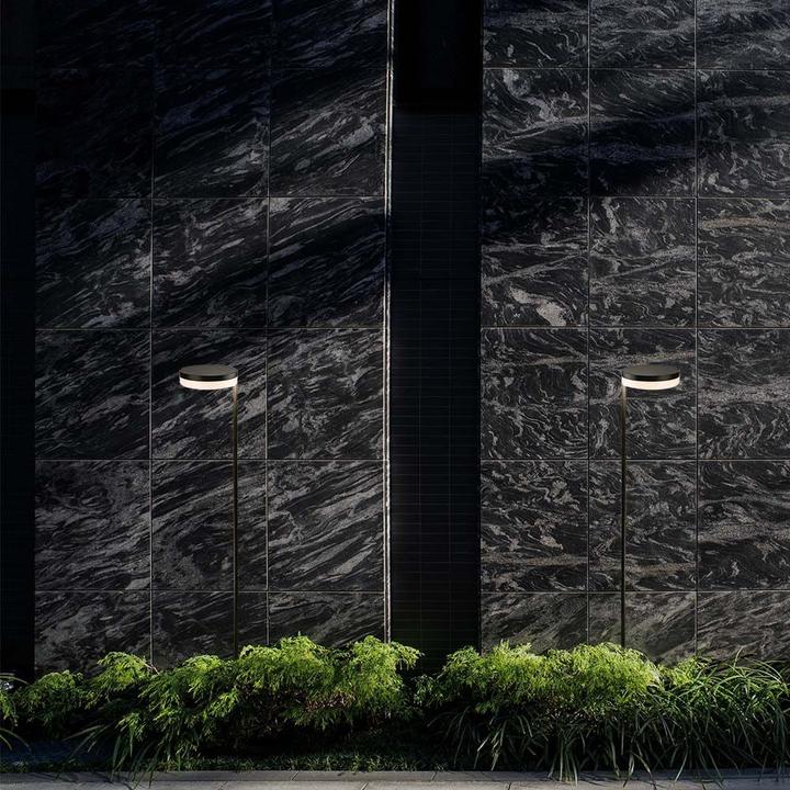 Produktbild V-TAC Solar LED-Poller-Aussenleuchte VT-1137, 2 W, 3000 K, IP54, schwarz (IP54)