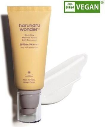 Actual product image Haruharu Wonder Black Rice Moisture Airyfit (Sun cream face, SPF 50, 50 ml, 50 g)