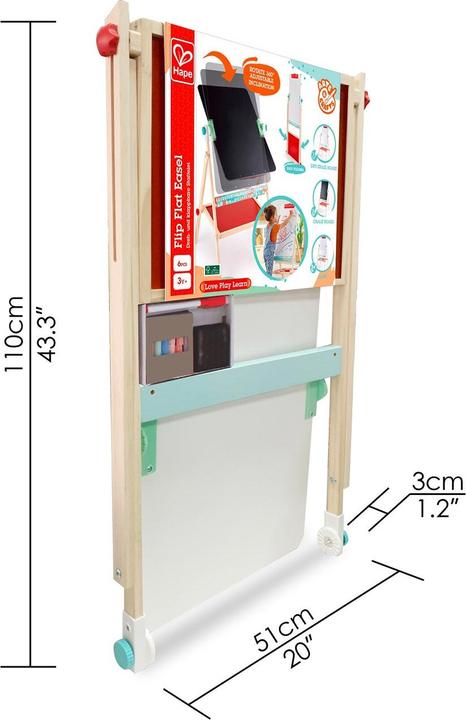 Actual product image Hape Rotating and folding easel