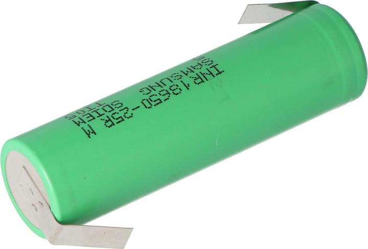 Produktbild Samsung Akku INR18650 25R ungeschützt mit Lötfahne Z (1 Stk., 18650, 2500 mAh)