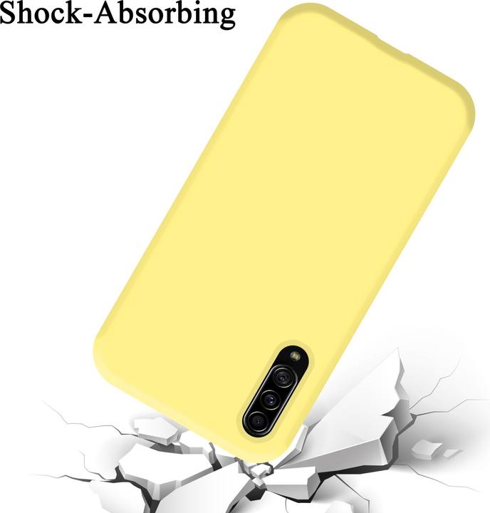 Actual product image Cadorabo TPU Liquid Silicone Case Cover for Samsung Galaxy A90 5G (Samsung Galaxy A90 5G)