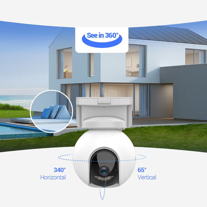 Actual product image EZVIZ HB8+Solar panel (2560 x 1440 Pixels)