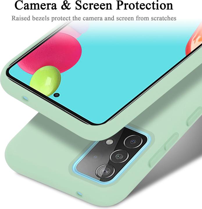 Productafbeelding Cadorabo TPU Liquid Silicone Case Cover (Samsung Galaxy A52)