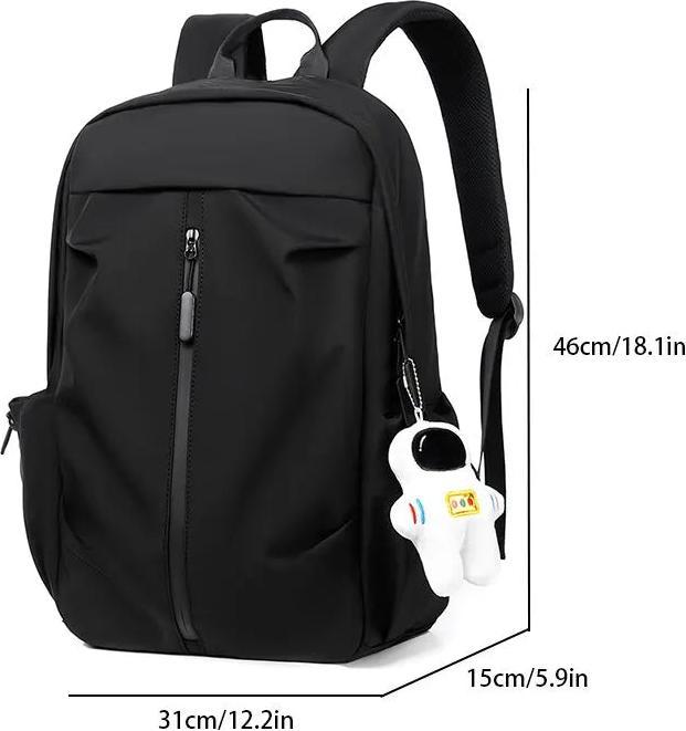 Actual product image Only-Bags.Store Grosse Kapazität Freizeit Schulranzen Sport Einfache Universal Computer Rucksack mit Anhänger