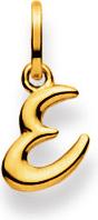 Natsumi Schmuck Anhänger Buchstabe E Gelbgold 18K/750 (750/18 K Gelbgold)
