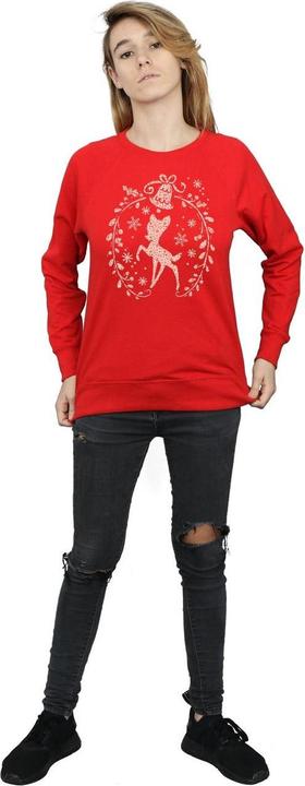 Immagine prodotto Disney Bambi Christmas Wreath Felpa Donna (M)