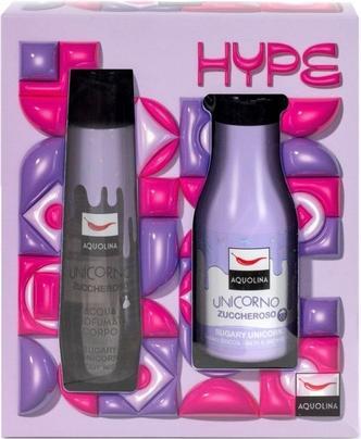Immagine prodotto Aquolina 2024 Aquol.Hype Acqua 150 Ml & Bagno 250 Ml - Unicorno Zuccheroso