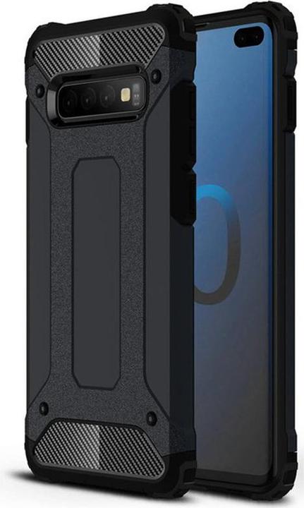 Actual product image Techsuit - Hybrid Armor - Samsung Galaxy S10 Plus - Black (Samsung Galaxy S10+)