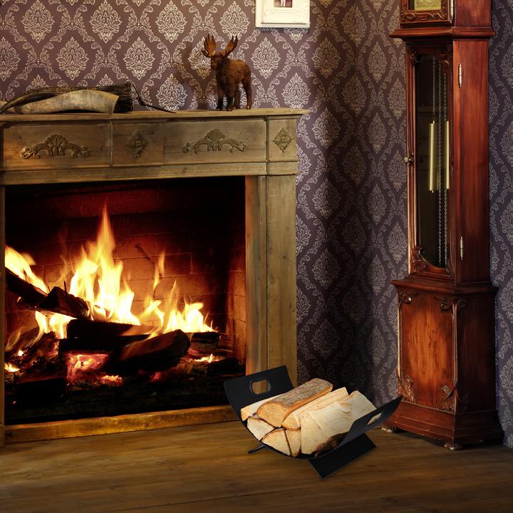 Immagine prodotto Relaxdays Portalegna camino (40,5 x 33 x 18,5 cm)