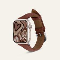 Image du produit Spigen Kajuk Apple Watch Bracelet en cuir 4/5/6/7/8 / SE 40/41 mm marron (38 mm, 40 mm, 41 mm, Cuir véritable)