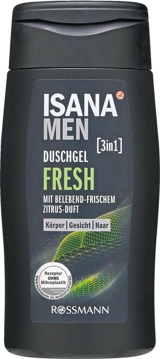 Isana MEN Duschgel 3 in 1 Fresh 300 ml (300 ml)