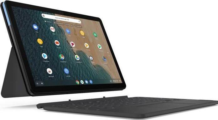 Image du produit Lenovo Chromebook Duet (WLAN uniquement, 10.10", 128 Go, Bleu, Grey)