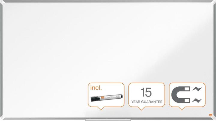 Produktbild Nobo Weisswandtafel Widescreen Premium Plus Stahl Nano Clean (155 x 87 cm)