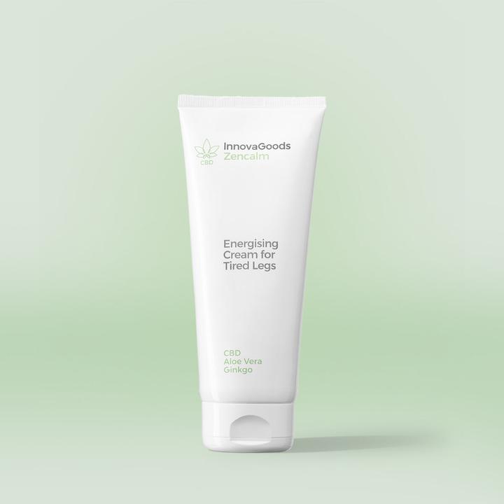 Produktbild InnovaGoods Energetisierende Creme für müde Beine CBD Zencalm 200 ml (Körpercreme, 200 ml)