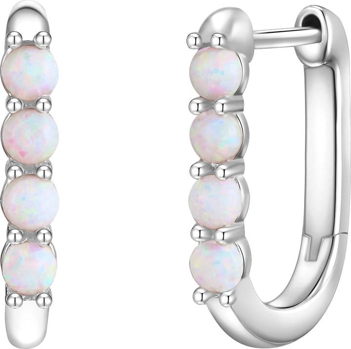 Image du produit Glanzstücke München Femmes argent sterling opale (synth.) argent - 28559 (Argent Sterling)