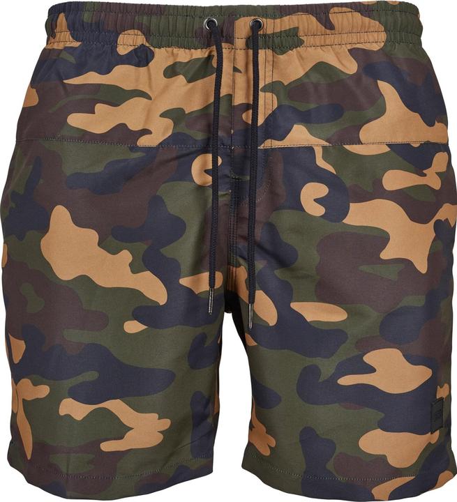 Urban Classics Camo Swim Shorts (S)