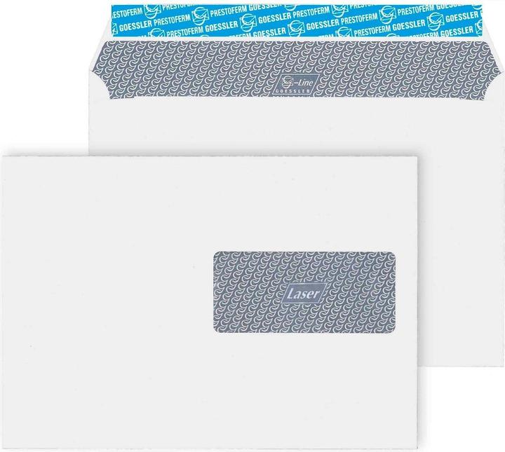 Goessler Busta G-Line con finestra C5 2161 100g, bianco 500 pezzi (C5, 500 x)