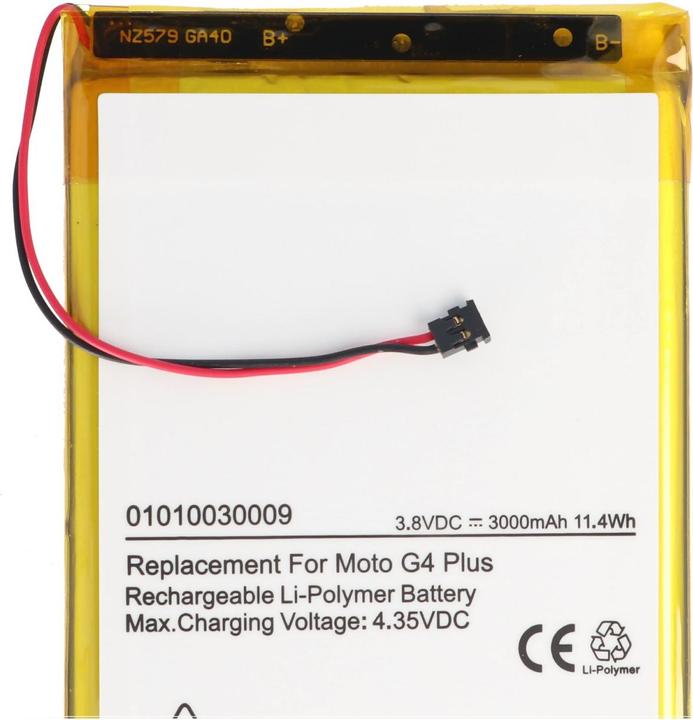 Produktbild XCell Akku Lenovo Moto G4 Plus, XT1642, GV40, SNN5966A, GA40