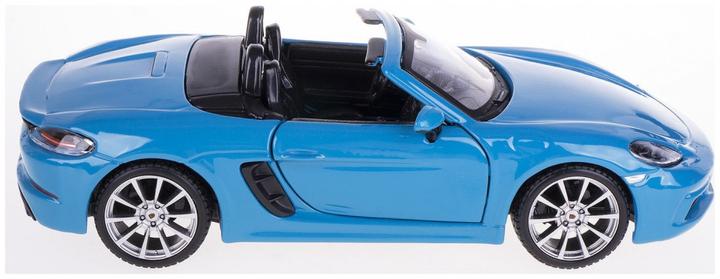 Actual product image Bburago Porsche 718 Boxster Blue 1/24