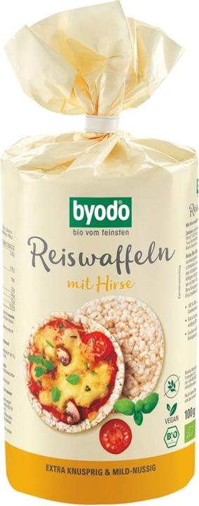 Produktbild Byodo Reiswaffeln mit Hirse/glf (100 g)