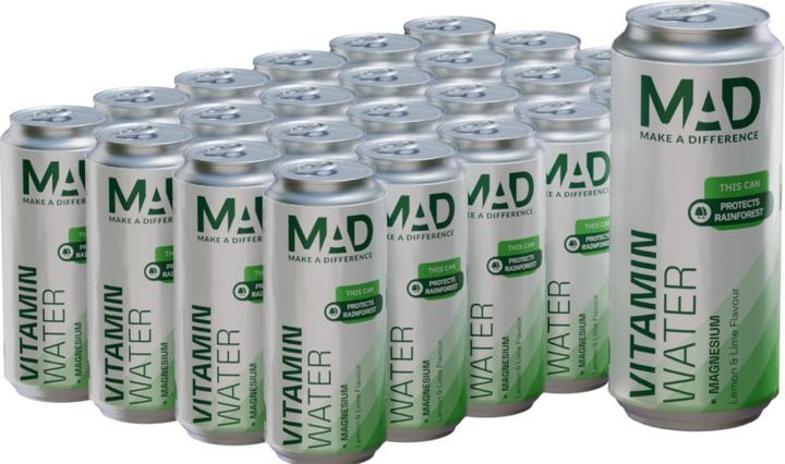 Valeurs nutritives et ingrédients MAD Caisse d'eau vitaminée GUARD Lime & Lemon (24 x 33 cl)
