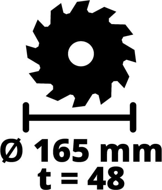 Actual product image Einhell Electric Plunge Saw TE-PS 165