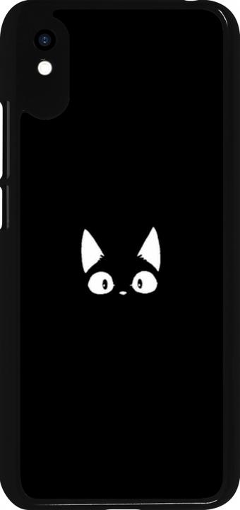 Produktbild PhoneLook Hülle Funny cat on black (Xiaomi Redmi 9A)