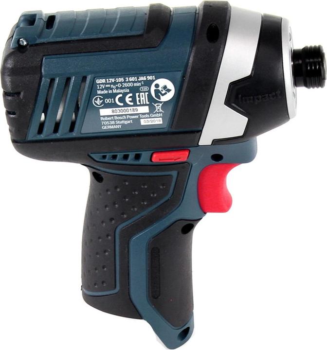 Productafbeelding Bosch Professional Bosch GDR 12V-105 Professionele Visseuse à percussion sans fil, 12V 105Nm + 1x accu 2,0Ah - sans (Oplaadbare batterij)