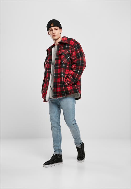 Immagine prodotto Urban Classics Plaid Teddy - Giacca a camicia foderata (M)
