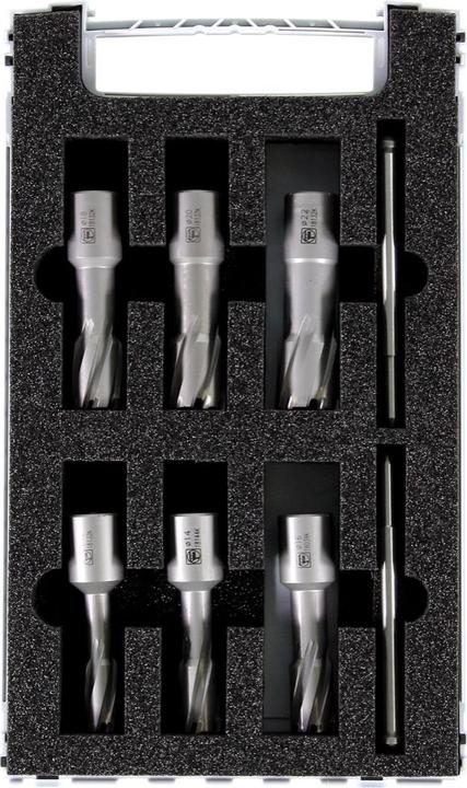 Actual product image Fein Core drill set 63127714020 1 S (18 mm, 14 mm, 12 mm, 20 mm, 22 mm, 16 mm)