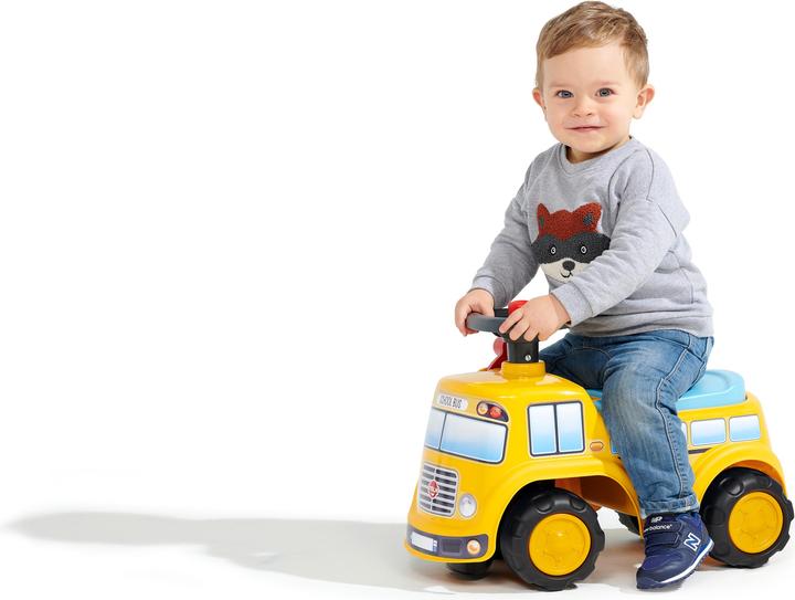 Image du produit Falk Voiture toboggan Bus scolaire jaune avec klaxon 1 an et plus