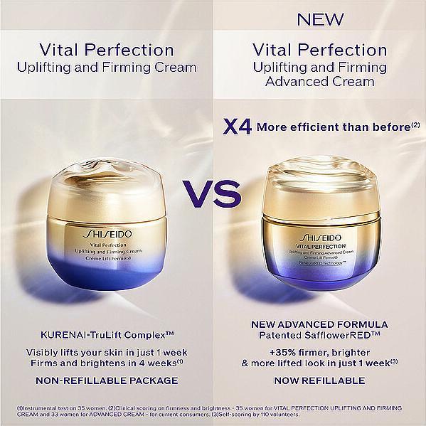 Actual product image Shiseido Vital Perfection (50 ml, 24h cream)