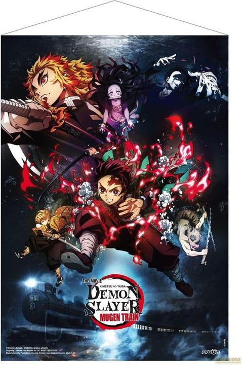 POPbuddies Demon Slayer: Kimetsu no Yaiba Wandrolle Mugen Train Key Visual 50 x 70 cm