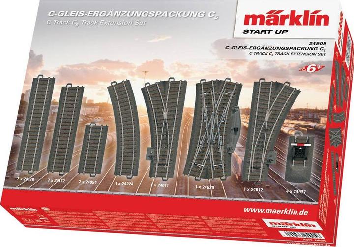 Actual product image Märklin H0 C Track (with ballast) 24905 (Track H0)