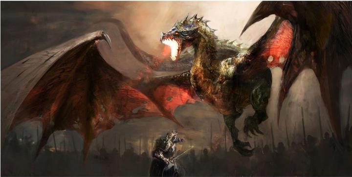 Actual product image Trenddeko Dragon Fight (672 x 350 cm)