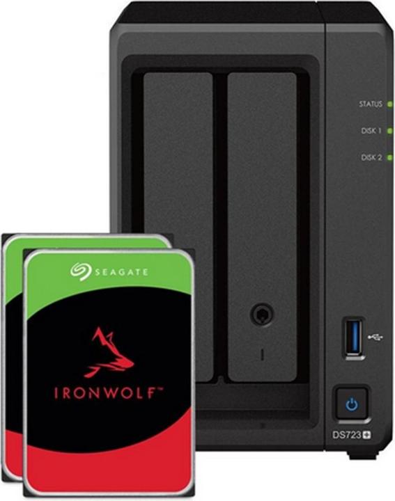 Image du produit Synology DS723+ (2 x 6 To, Seagate Ironwolf)